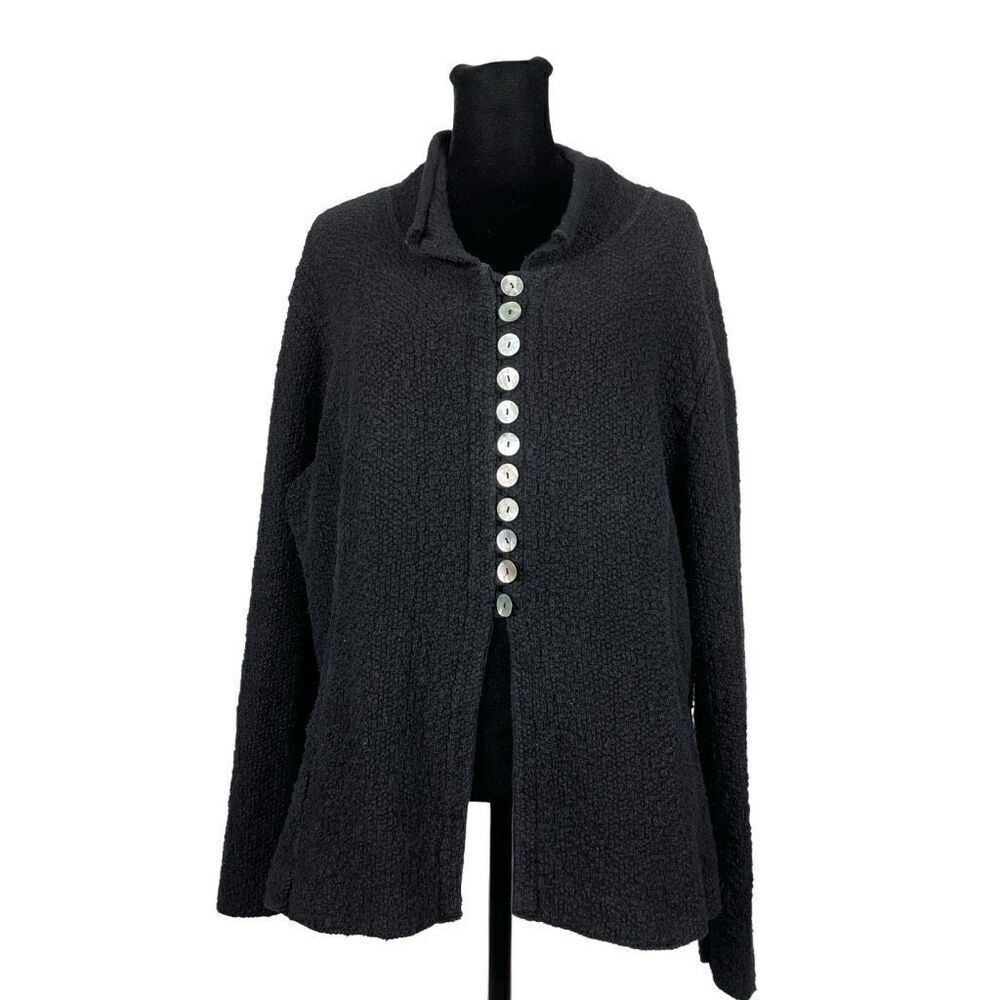 Willow Anthropologie Textured 100% Cotton Lagenlook Cardigan Sweater - Women’s L